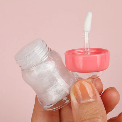 Mini Milk Bottle Lip Gloss, P131,  P132, P133