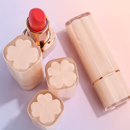 Elegant Nude Lipstick with Distinct Clover Decor, P235