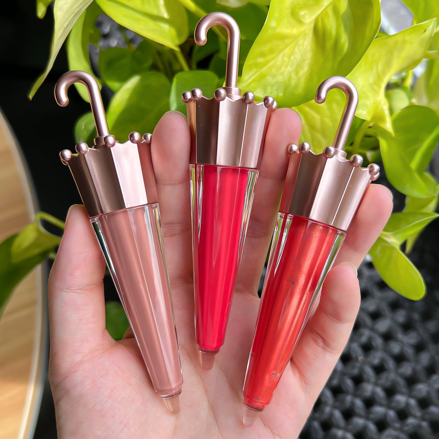 Unique Umbrella-Shaped Lip Gloss, P147