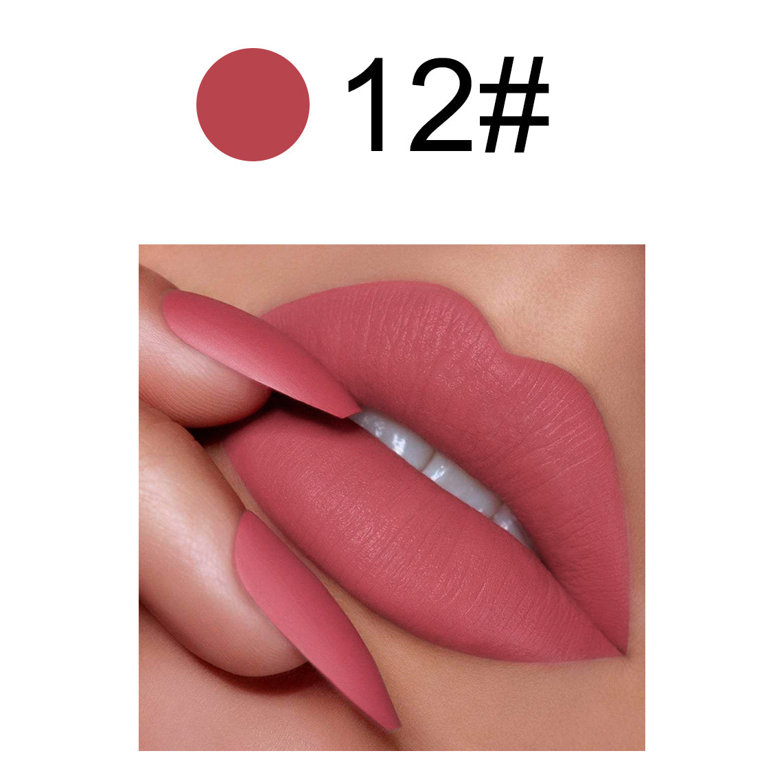 Square Pink Frosted Lipstick With A Translucent Shell, P218