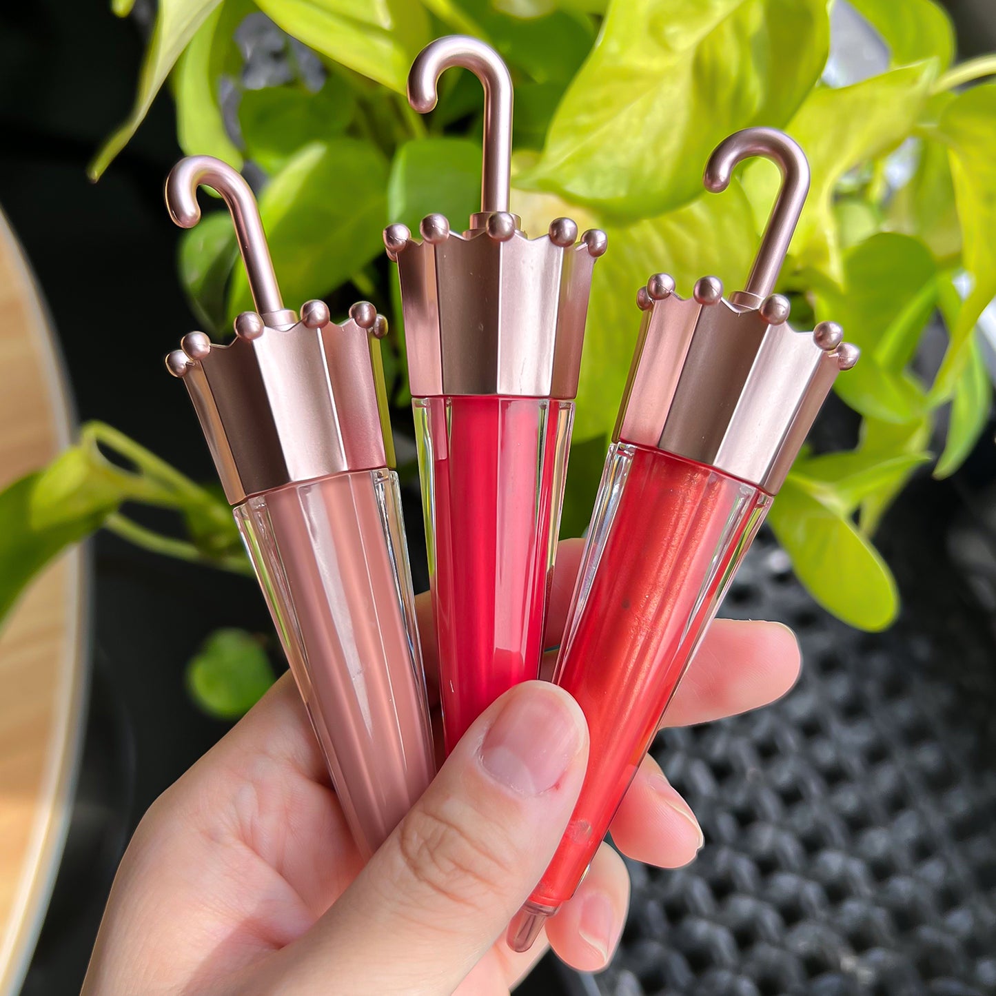 Unique Umbrella-Shaped Lip Gloss, P147