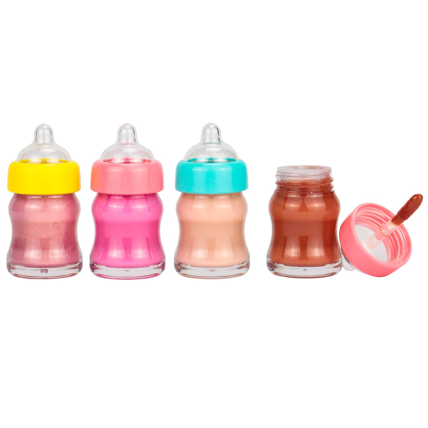 Mini Milk Bottle Lip Gloss, P131,  P132, P133