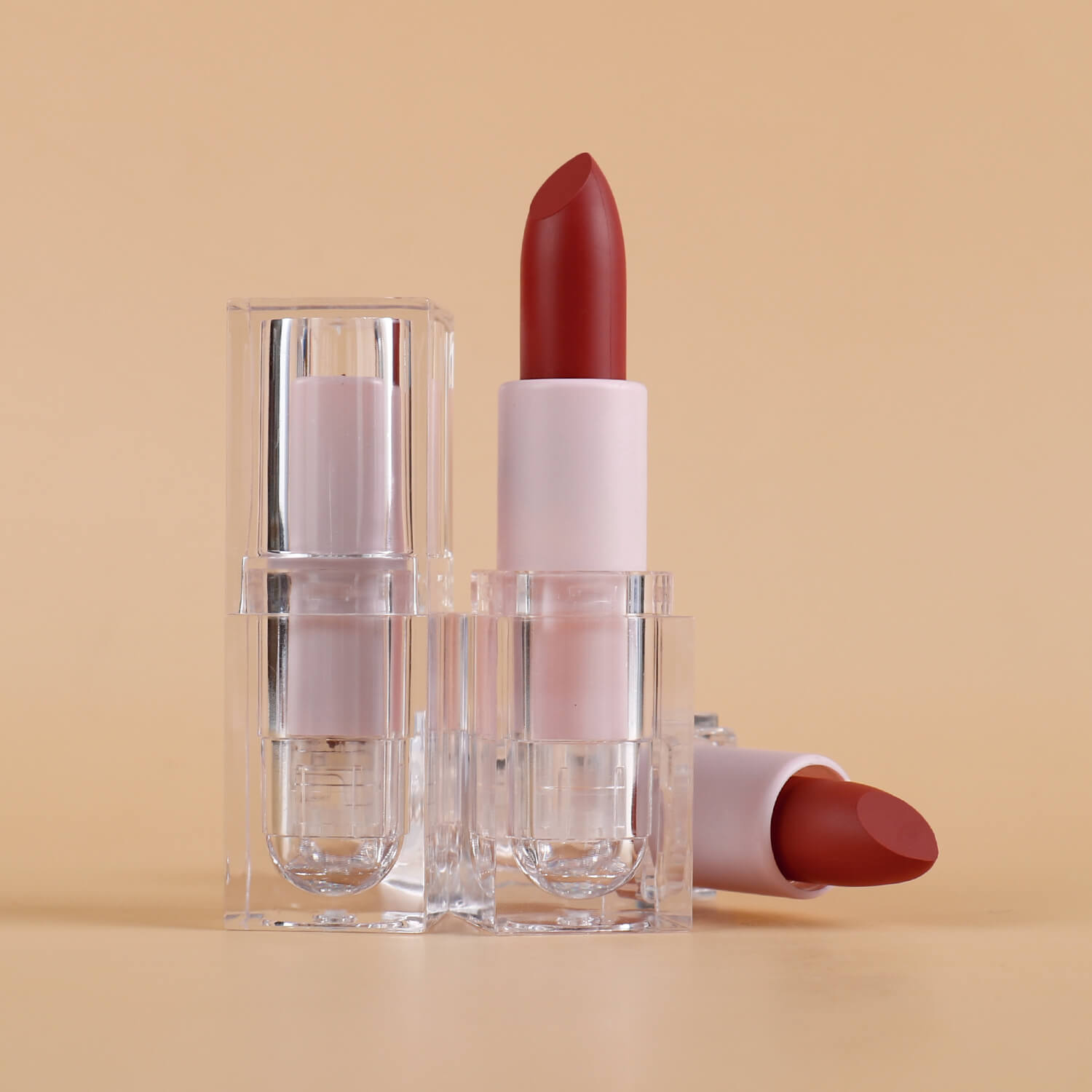 Square Transparent Double Shell Lipstick, P219