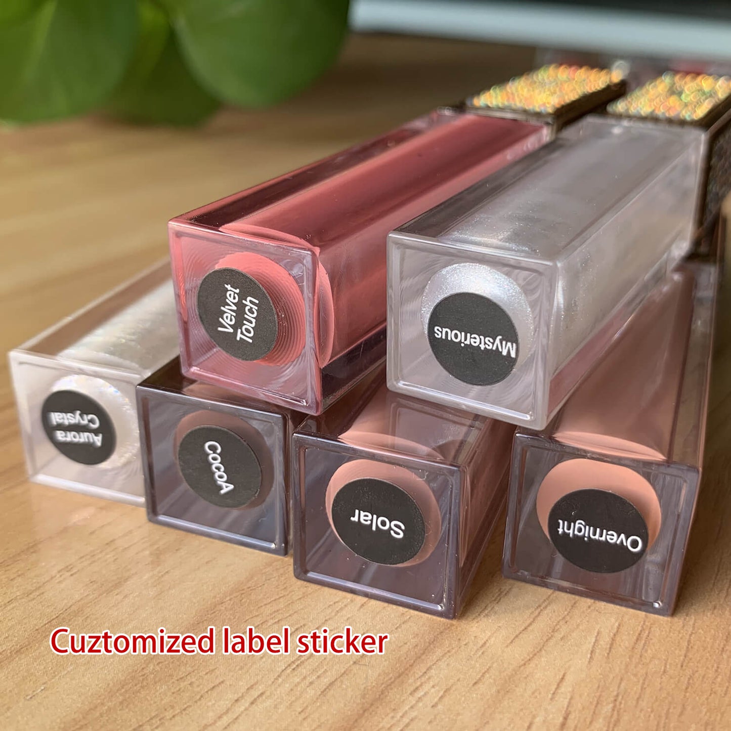 Shinestone Cap Glitter Lip Gloss, P188