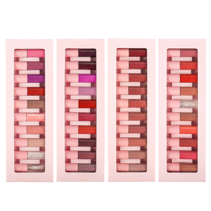 10Pcs/Set Mini Lip Gloss, Matte & Shine, 4 Style, P119