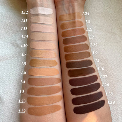 Foundation Formula, 24 Matte Colors Available