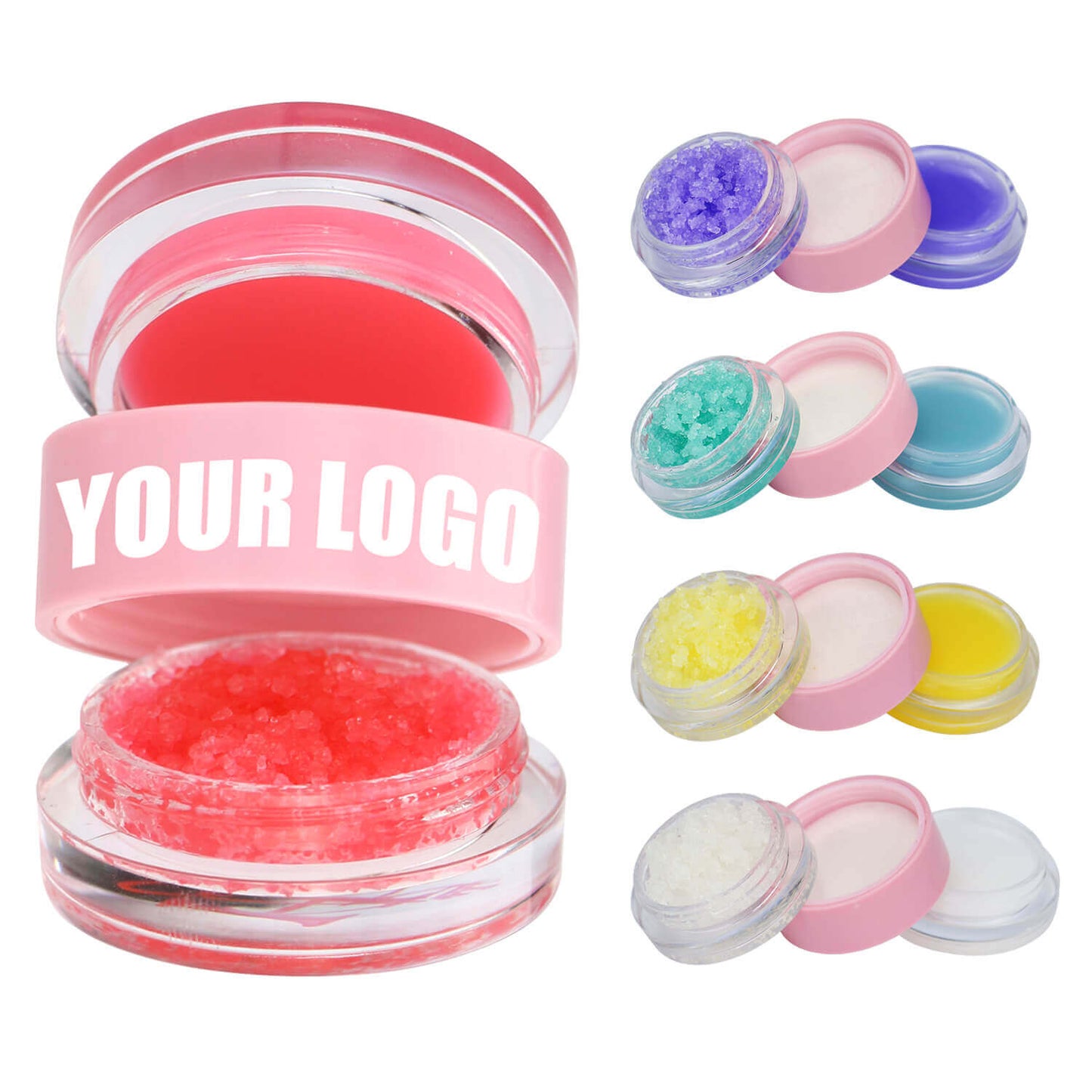 2 in 1 Lip Scrub,Lip Scrub and Lip Balm, P87