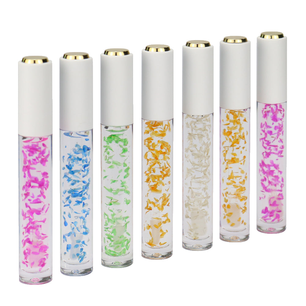 Lip Oil With Flower Petals, P184