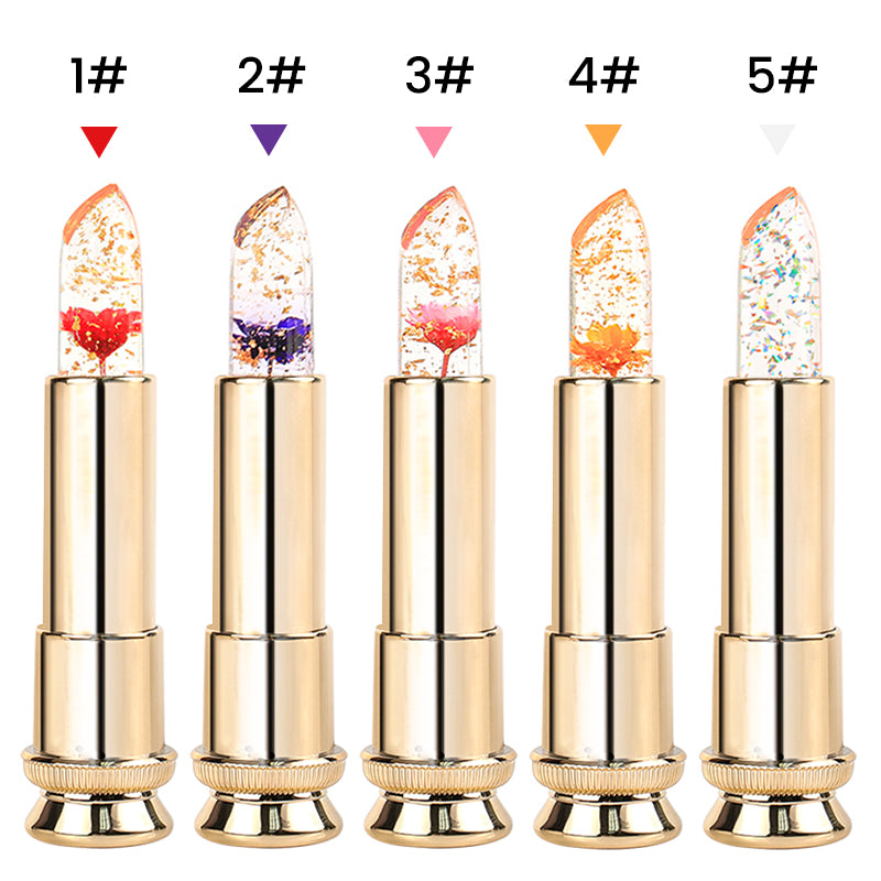 Magical Mood Temperature PH Control Lip Balm, Flower Jelly Color Changing Lipstick, VP07