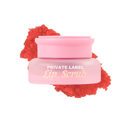 Jar of Strawberry Lip Scrub - Exfoliating Lip Exfoliant for Dead Skin Removal, VP17