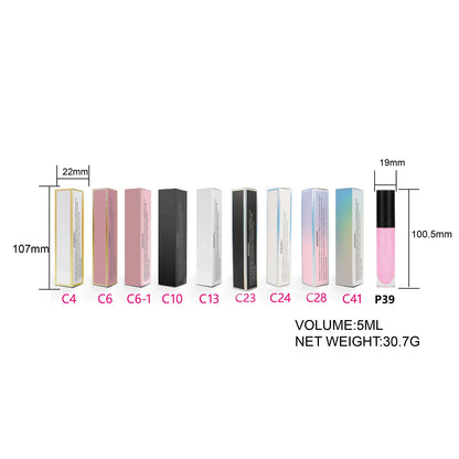 Professional Look Black-Capped Round Lip Gloss, P39