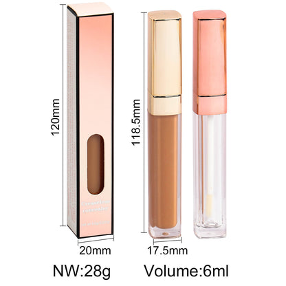 High-Quality Liquid Concealer with Sleek Golden and Rose Gold Design, P44