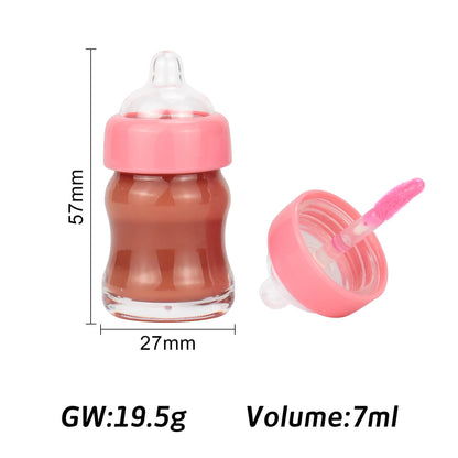 Mini Milk Bottle Lip Gloss, P131,  P132, P133