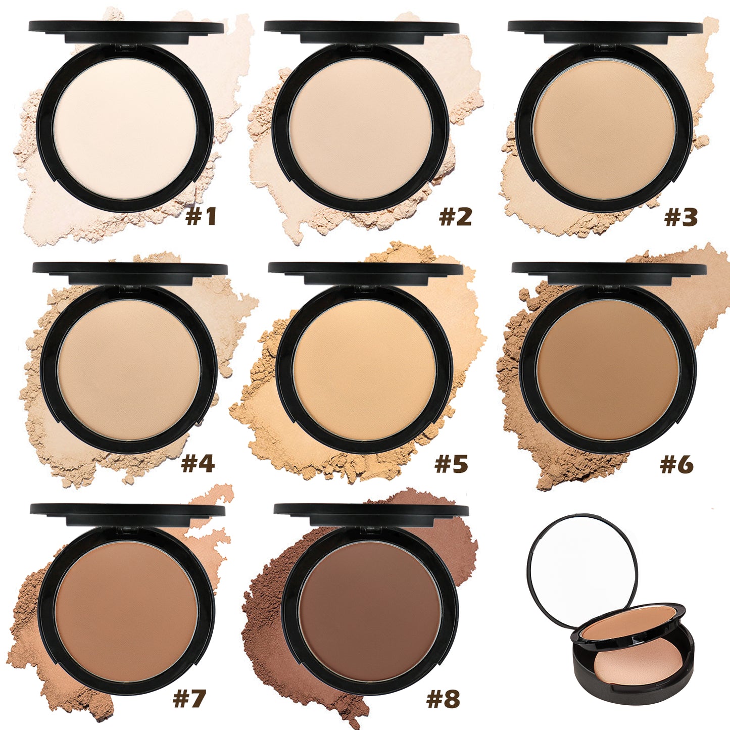 Global Hue Perfection Pressed Powder – Choose from 3 Cases