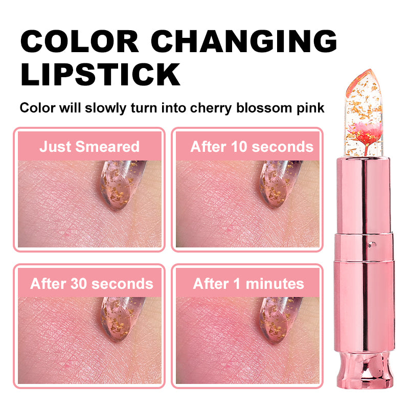 Crystal Flower Lipstick, Nutritious Lip Balm Lips Moisturizer, P204