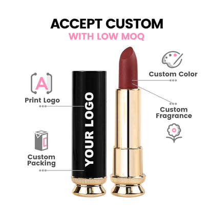 Black Metal Tube, 8-Shade Velvet Lipstick, VP07