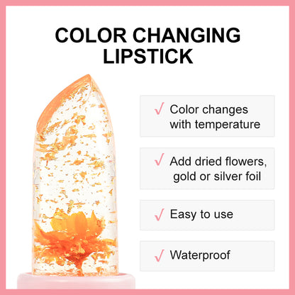 Flower Magic Lipstick Change Color Moisturizing Color Changing Lipstick, P218