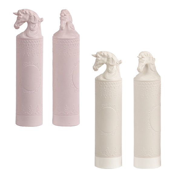 Pink and Gray Unicorn Shaped Lipstick, P192, P192-1