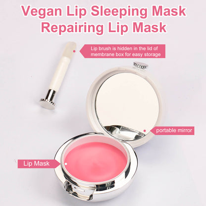 Moisturizing Lip Mask,Hydrating & Prevention Dry and Cracked Lip Scrubs Exfoliator Lip Balm,P89