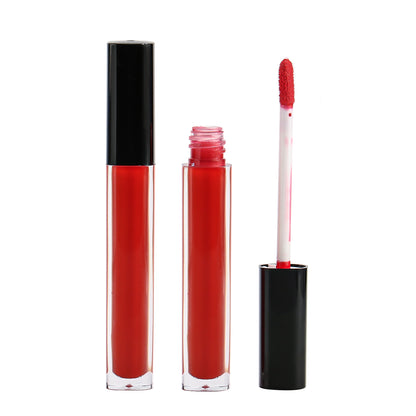 Square Tube Lip Gloss with Sleek Black Cap, P112