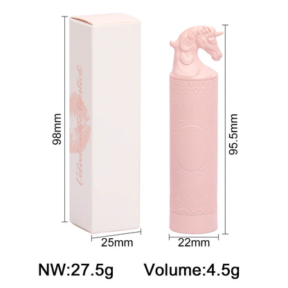 Pink and Gray Unicorn Shaped Lipstick, P192, P192-1