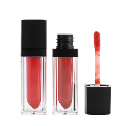 Square Tube Lip Gloss with Sleek Black Cap, P205