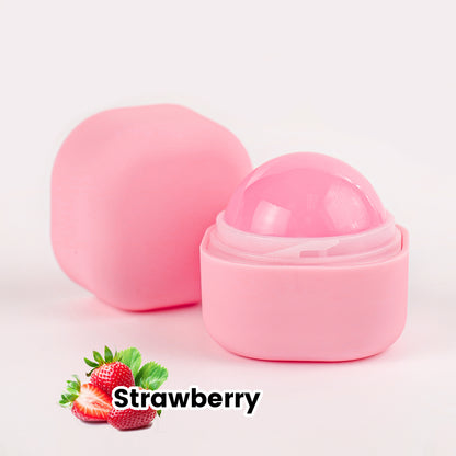 4 Fruit Flavors Cute Lip Balm,P125 (Frosted Suface)