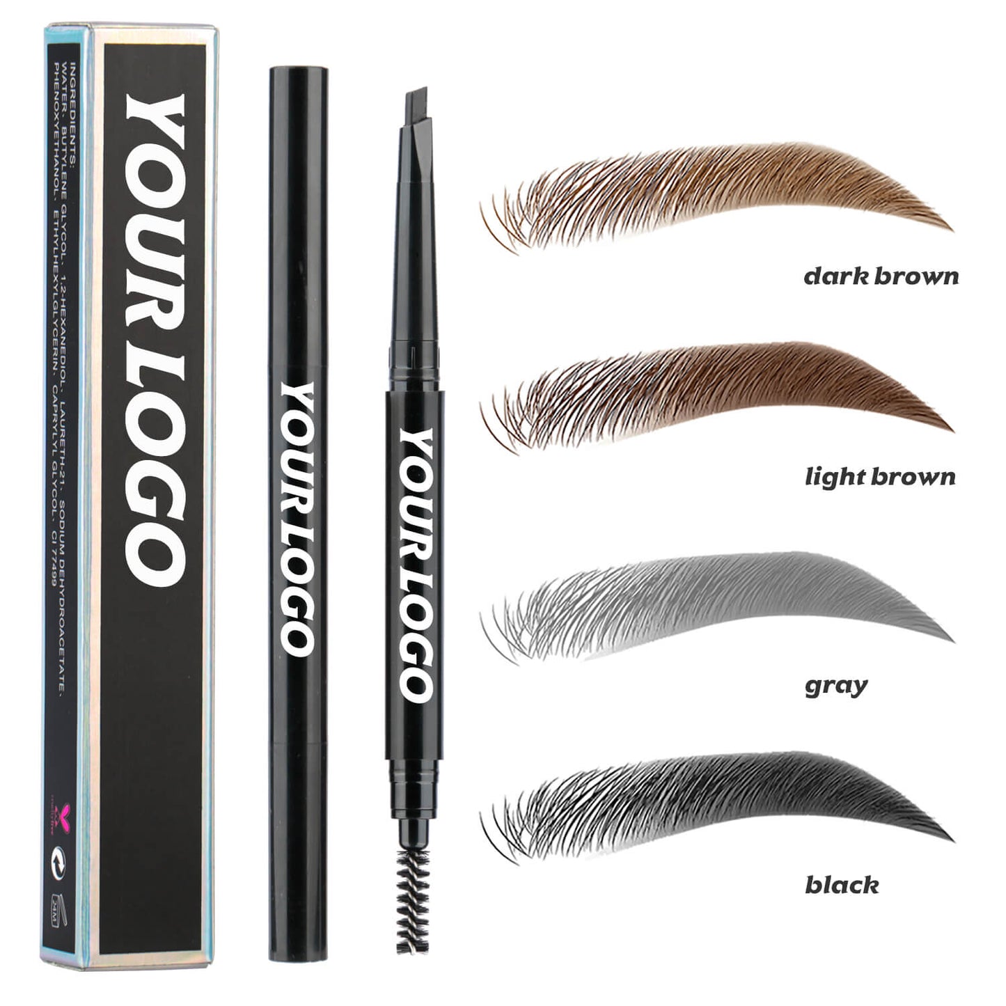 Eyebrow Pencil, 4 Colors, P86