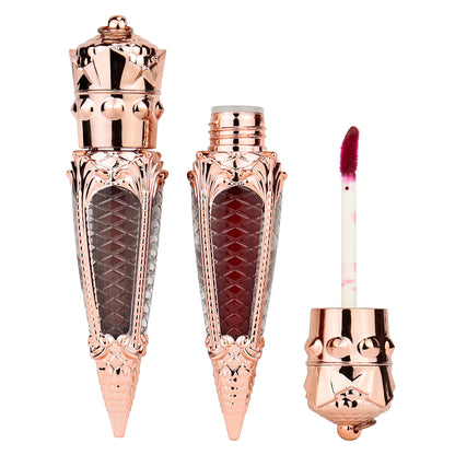 Elegant Queen's Scepter Lip Gloss with Vintage Luxurious Cone-Shaped Design, P79