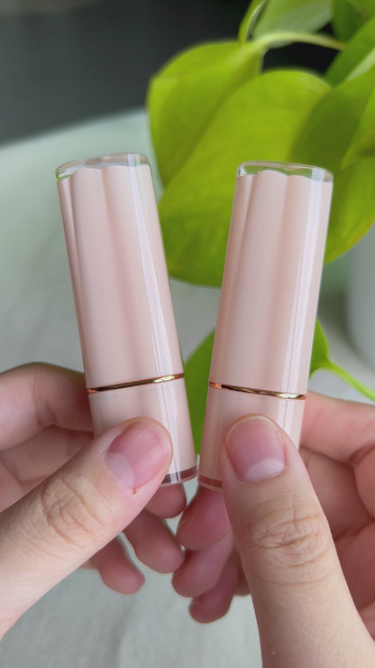 Elegant Nude Lipstick with Distinct Clover Decor, P235