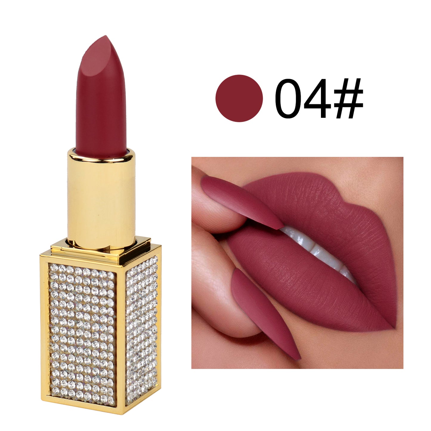 Radiant Gemstone Glitter Lipstick, P187