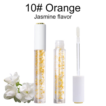 Lip Oil With Flower Petals, P184