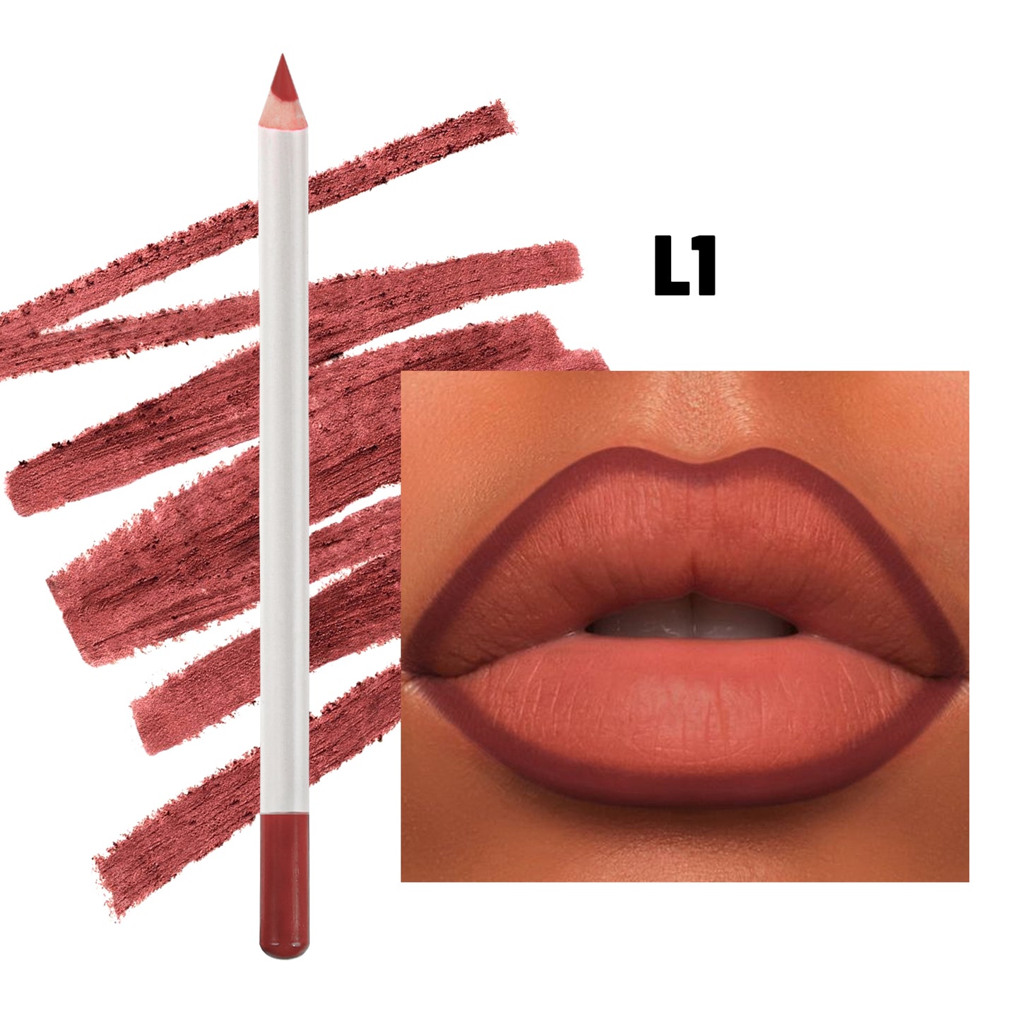 White Lip Liner Pencil