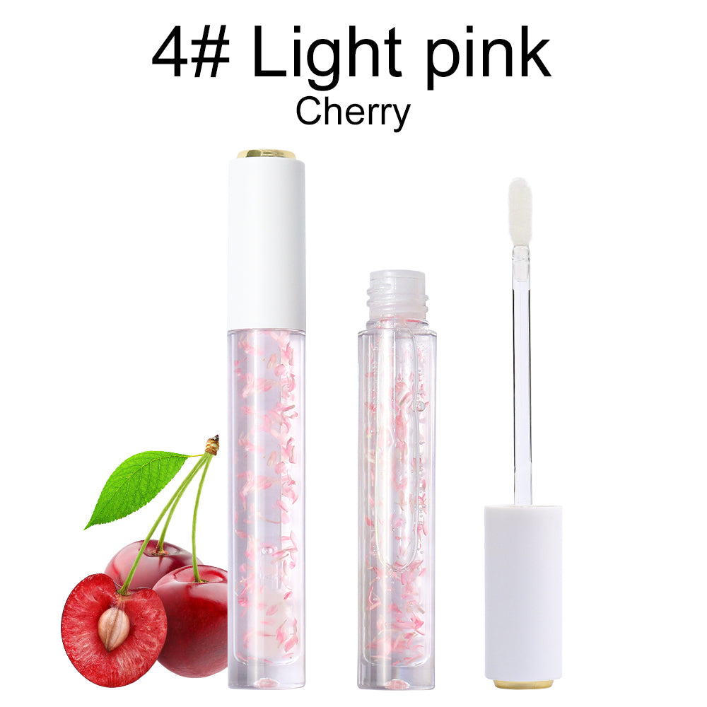 Lip Oil With Flower Petals, P184